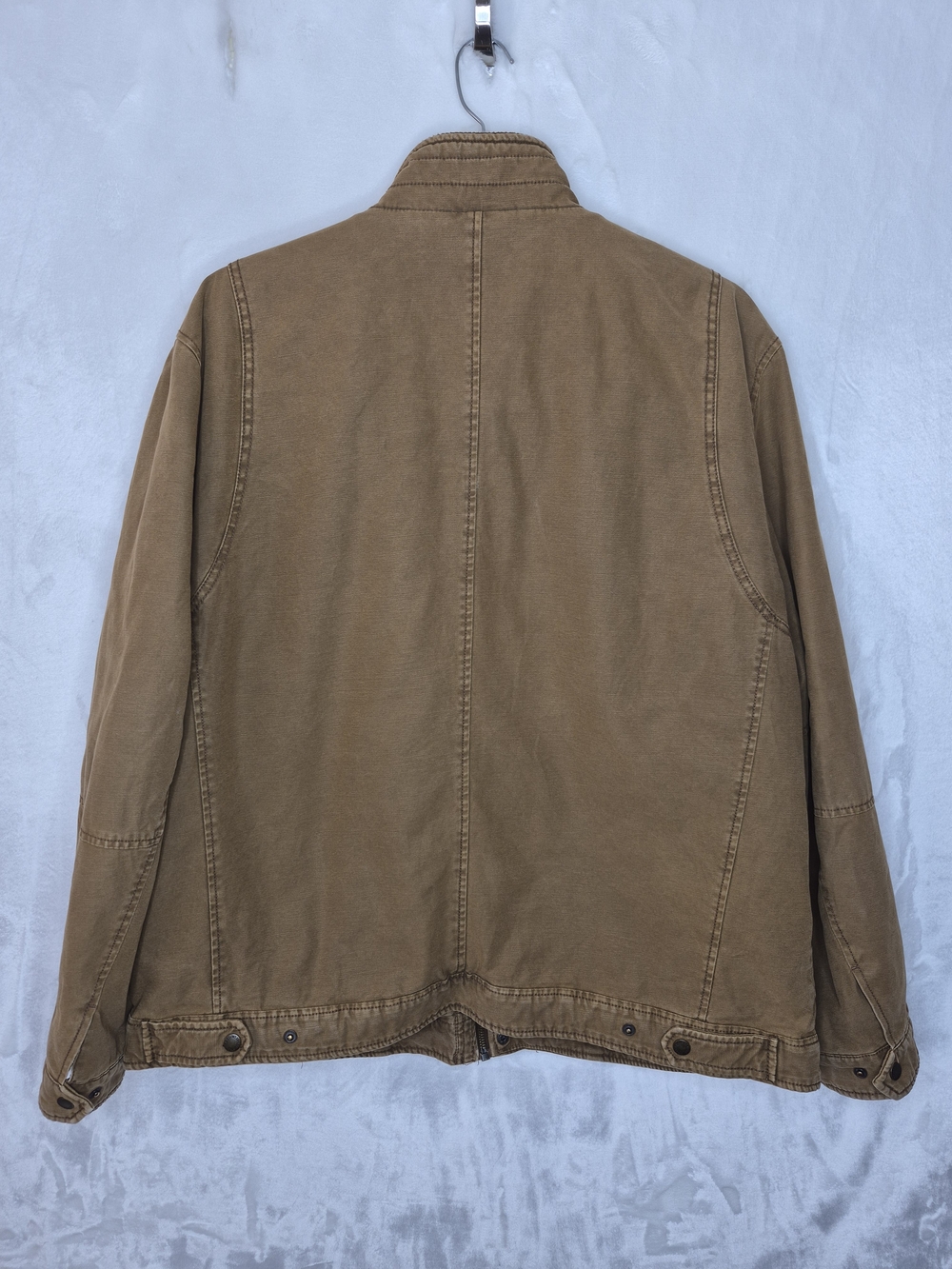 Levi's Quilted Lined Canvas Utility Workwear Field Jacket Tan Mens XXL - Picture 10 of 10